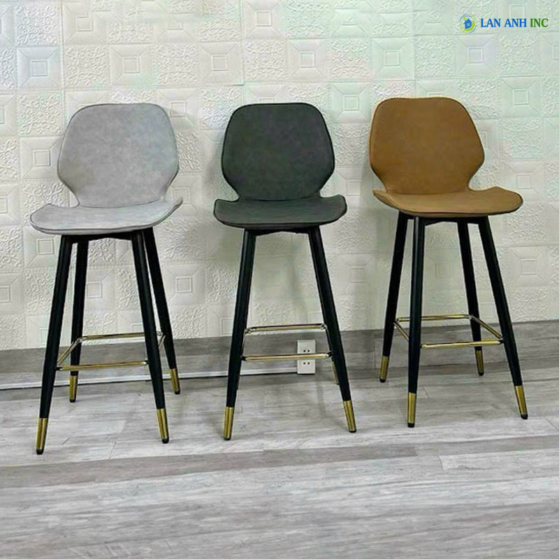 Top 10 Mẫu Ghế Quầy Bar Được Ưa Chuộng Nhất 2025 | Review Chi Tiết ghe quay bar boc da chan sat cao cap LADP32 2