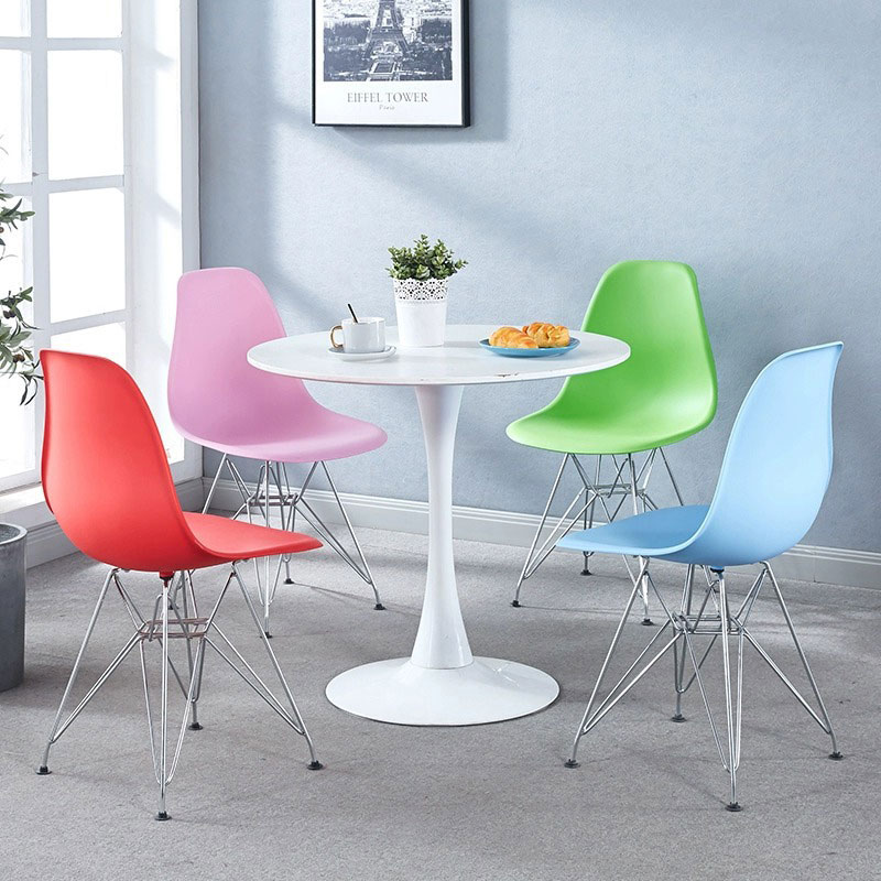 Ghế eames mặt nhựa chân sắt mạ 1208CC ghe eames nhua chan sat ma hien dai 1208B 22