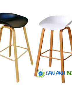 Ghế Quầy Bar HAY Nhựa Chân Sắt Sơn Tĩnh Điện 3020