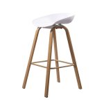 Ghế Quầy Bar HAY Nhựa Chân Sắt Sơn Tĩnh Điện LAB08 ghe bar hey chan sat gia go mat nhua 78