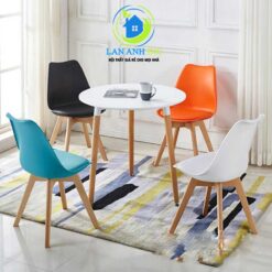 Bộ Bàn Tròn 4 Ghế 3003 1 Bàn 1541A