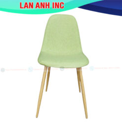 Ghế ăn bọc vải chân sắt LAGV01