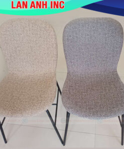 Ghế ăn bọc vải chân sắt LAGV02