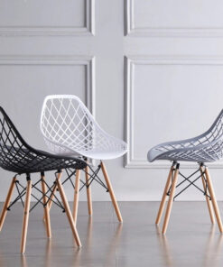 Ghế nhựa chân gỗ đẹp LAGE18