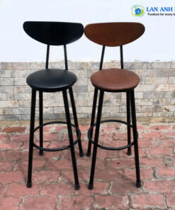 Ghế quầy bar chân sắt mặt nệm giá rẻ