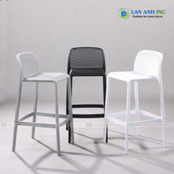 Ghế quầy bar nhựa PP cao cấp 3029