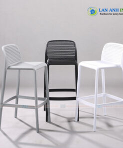 Ghế quầy bar nhựa PP cao cấp 3029