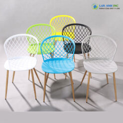 Ghế Nhựa Chân Sắt Hiện Đại 3013