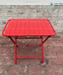 Bàn xếp cafe sắt nan mini ngoài trời giá rẻ BXGR02
