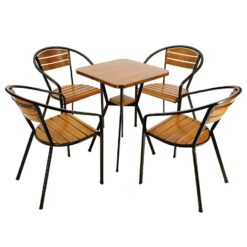 Bộ Bàn Ghế Cafe Ngoài Trời Fansipan 4 Ghế Moon02 1 Bàn Moon04