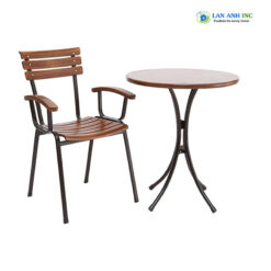 Bộ Bàn Ghế Cafe Ngoài Trời Fansipan 2 Ghế Moon01 1 Bàn Moon01