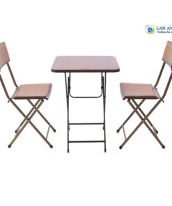 Bộ bàn cafe 2 ghế đệm da 1 bàn Patio 02