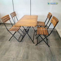 Bộ Bàn Ăn  Fansipan 4 Ghế Patio 02 Và 1 Bàn Patio 02