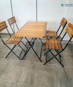 Bộ Bàn Ăn Fansipan 4 Ghế Patio 02 Và 1 Bàn Patio 02