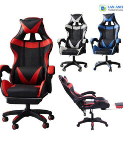 Ghế gaming xoay giá rẻ cho game thủ chơi game da cao cấp LAG1022