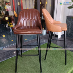 Ghế bar bọc da chân sắt cao cấp LAB4003