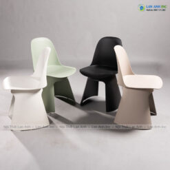 Ghế cafe, Ghế tiếp khách showroom nhựa đúc cao cấp thiết kế Italy GAI61