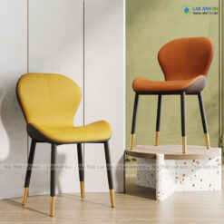 Ghế ăn bọc da chân sắt PITA LA61