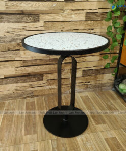 Bàn cafe chân sắt mặt gạch men SKB02