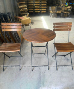 Bộ bàn cafe, bàn ăn nhỏ tròn 2 ghế patio02 1 bàn patio07