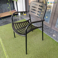 Ghế sắt cafe có tay sơn tĩnh điện LASK22
