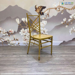 Ghế Nhà Hàng Tiệc Cưới Tiffani Sắt Sơn Tĩnh Điện SSK03