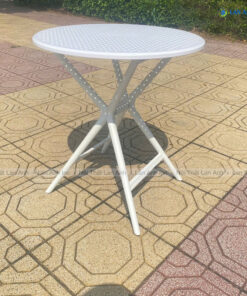 Bàn cafe tròn nhựa đúc cao MGH07