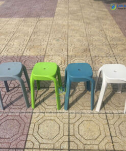 Ghế đôn nhựa xếp chồng giá rẻ MGH02