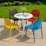 bo ban ghe cafe nhua tron 4 ghe nhua duc dep BBCF149 3