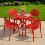 bo ban ghe cafe nhua tron 4 ghe nhua duc dep BBCF149 4