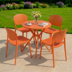 bo ban ghe cafe nhua tron 4 ghe nhua duc dep BBCF149 9