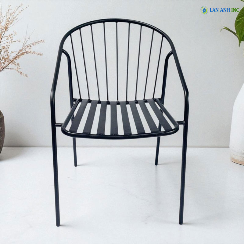 Ghế sắt sơn tĩnh điện đẹp SKG28 cho quán cafe, sân vườn, nhà hàng.
