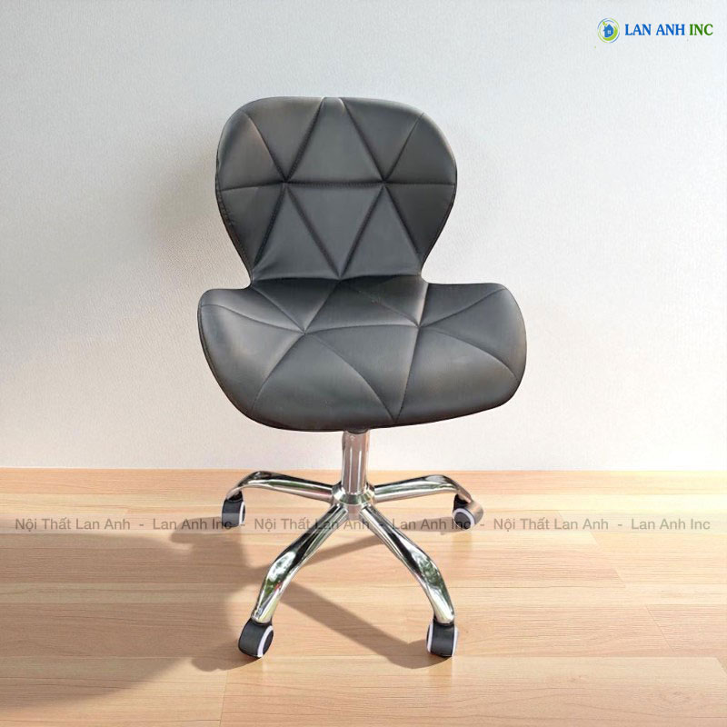 Ghế bọc da chân sắt xoay nâng hạ GCX14 đẹp hiện đại cho văn phòng