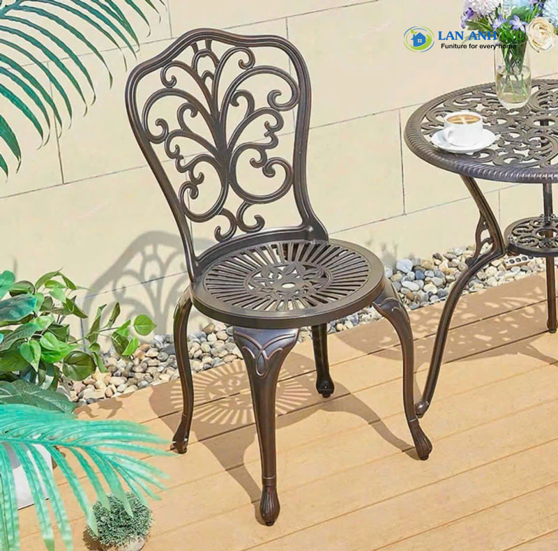 ghế nhôm đúc cafe nhà hàng cao cấp AV1A ghế nhôm đúc cafe nhà hàng cao cấp AV1A