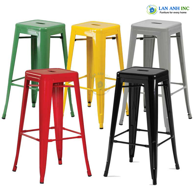 Top 2 Mẫu Ghế Quầy Bar Kim Loại Industrial Đẹp Ấn Tượng 2025 Ghe quay bar ghe don sat tolix khong tua nhap khau 18