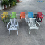 Bộ Bàn Ghế Nhựa Đúc Có Tay Hiện Đại BBCF88 ghe nhua co tay duc nguyen khoi hien dai lad3046 15