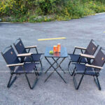 ghe xep camping cafe khung sat vai du cao cap GXT257 20