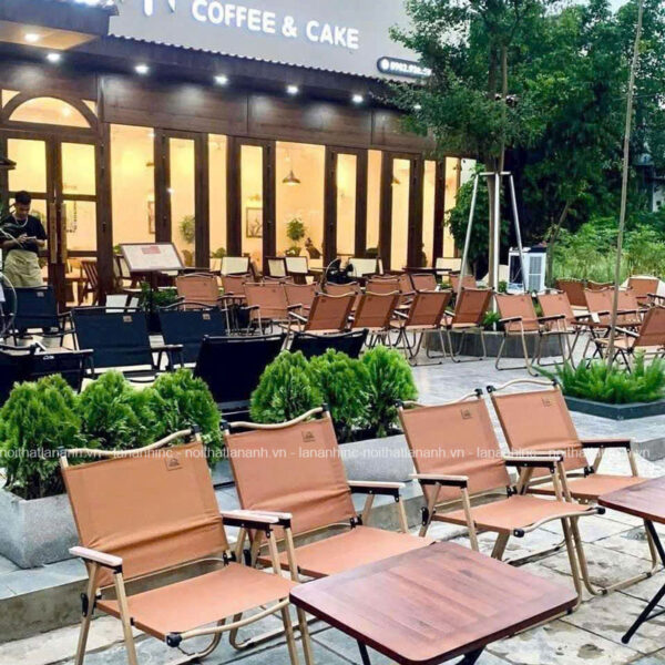 ghe xep camping cafe khung sat vai du cao cap GXT257 25
