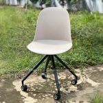 Ghế nhựa chân sắt xoay cao cấp GAI81 Ghe cafe thu gian chan ghe co banh xe tien loi GAI81 1 1 1