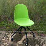 Ghế nhựa chân sắt xoay cao cấp GAI81 Ghe cafe thu gian chan ghe co banh xe tien loi GAI81 10