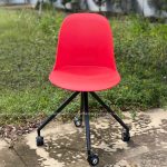 Ghế nhựa chân sắt xoay cao cấp GAI81 Ghe cafe thu gian chan ghe co banh xe tien loi GAI81 5