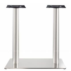 Chân bàn ăn inox đôi tròn LACB11