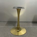 Chân bàn cafe tulip sắt sơn vàng cao LACB05 chan ban cafe tulip sat son vang cao cap lacb05 4