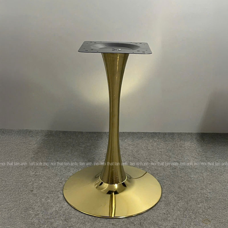 Chân bàn cafe sắt tulip đẹp LACB05 chan ban cafe tulip sat son vang cao cap lacb05 4
