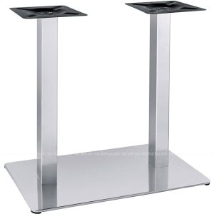 Chân bàn inox đôi vuông LACB15