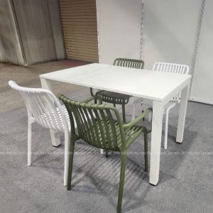 Bộ bàn ăn 80x1m2 nhựa 4 ghế BBCF93