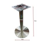 Chân Bàn Inox Tròn LACB03 kich thuoc chan ban cafe inox lacb03