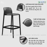 Ghe quay bar nhua pp cao cap 2