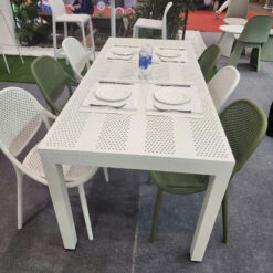 Bộ bàn ăn ngoài trời 6 ghế nhựa cao cấp BBCF98