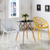 Bộ bàn ghế cafe hiện đại 2 ghế 3018 1 bàn 1542A